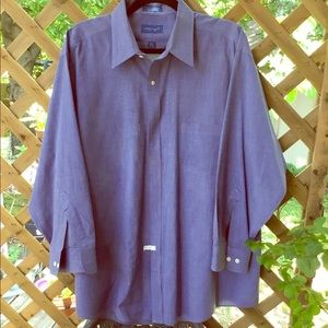 Beautiful Blue Dress Shirt 17.5x32/33